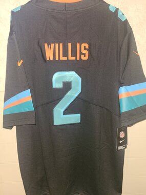 Malik Willis Black Stitched Jersey Vapor